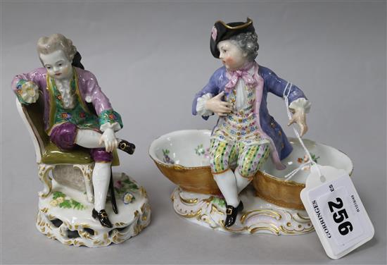 Two Meissen figures